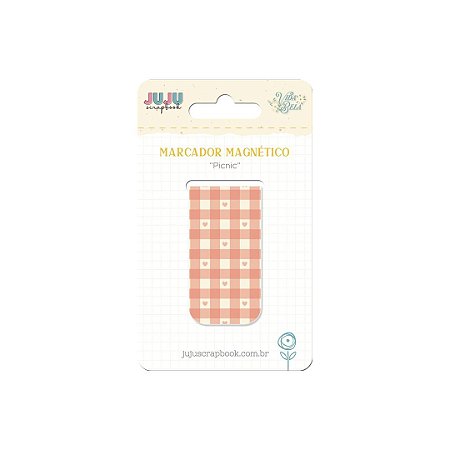 Coleção Vida Bela - Marcador Magnetico Picnic - JuJu Scrapbook