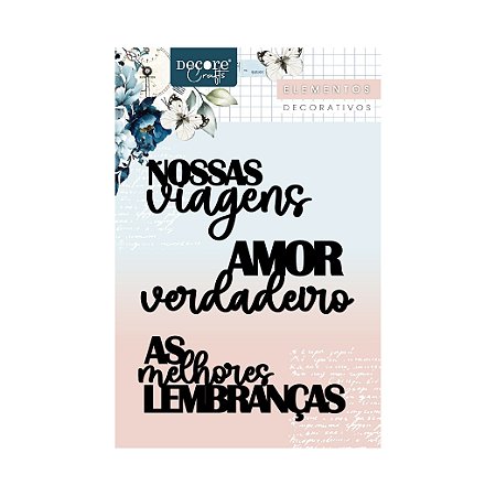 Aplique Acrilico Preto - As Melhores Lembranças