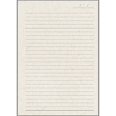 Miolo de Caderno - Papel Reciclato (140x200 mm)