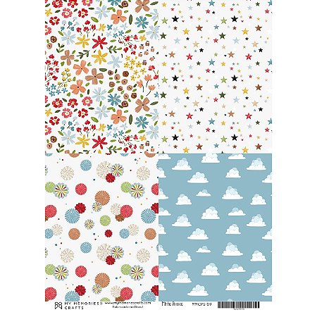 Coleção Minha Pessoa -  Papel Vegetal A4 ATMMCPS-09 - My Memories Crafts