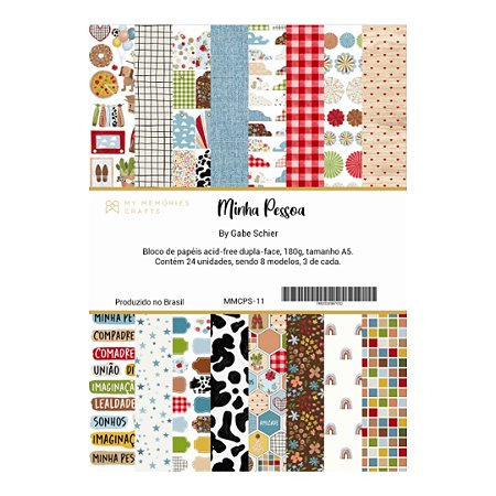 Coleção Minha Pessoa - Bloco A5 - My Memories Crafts