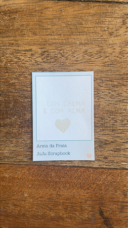 Carimbeira Areia de Praia - Juju Scrapbook