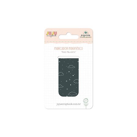 Coleção Pequenos Companheiros - Marcador Magnetico Nas Nuvens - JuJu Scrapbook