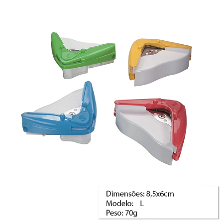 Furador Corner Cutter (Cantoneira e Entalhe) Amarelo - 10mm