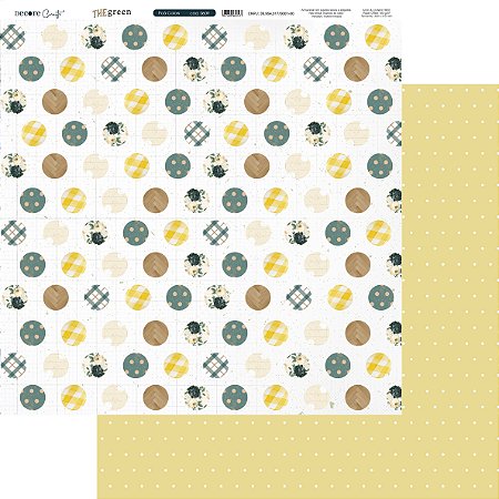 Coleção The Green - Folha 609 - POÁ COLORS - 180g - Decore Craft