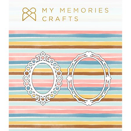 Coleção MINHA CASA - Moldura em Acrílico (2pçs) - MCS-12 - My Memories Crafts