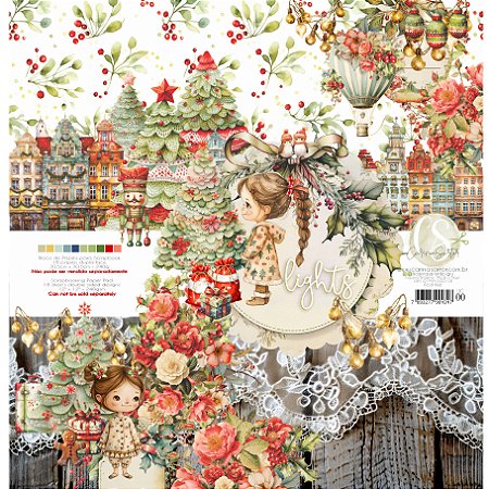 Coleção LIGHTS - Bloco 30,5x30,5cm (240) LIG00 - Carina Sartor