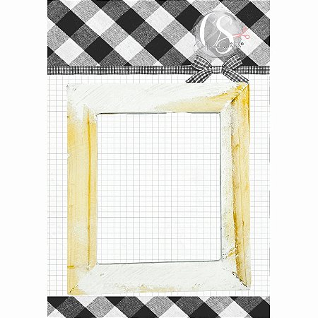 Coleção PICCOLI - Moldura Papys Retangular  (1pç) PIC31 - Carina Sartor