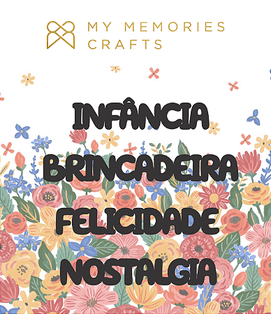 Coleção Meu dia Colorido - Titulos em Acrilico -  - MMCMCC-13 - My Memories Crafts