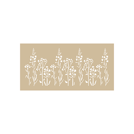 Colecao FELICITY - Stencil Lavandas (1pç) - FEL15 - Carina Sartor