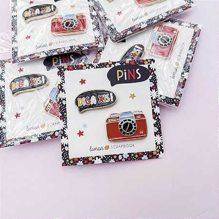 Coleção Parque de Diversões 2 - Pin Camera e Diga Xis - Lemon Scrapbook