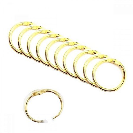 Argola  Articulada 40mm - DOURADA - Apex