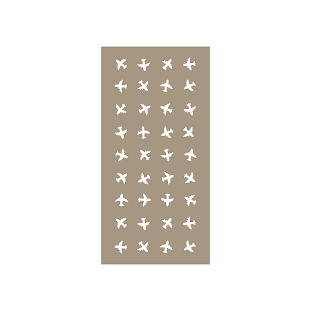 Coleção LOGO ALI - Stencil Avião (1pç) ALI25 - Carina Sartor