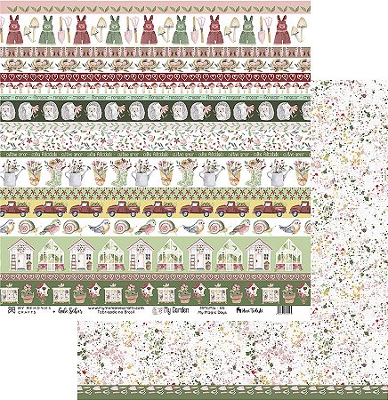 Coleção My Garden - Folha MMCMG 05 - My Memories Crafts