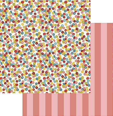 Coleção Meu Amor - Folha 05 - 30,5x30,5 - My Memories Crafts - MAM-05