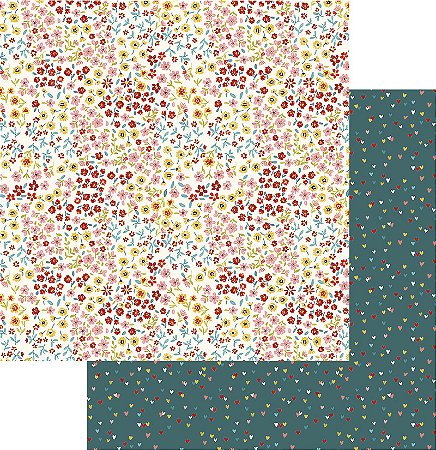 Coleção Meu Amor - Folha 04 - 30,5x30,5 - My Memories Crafts - MAM-04