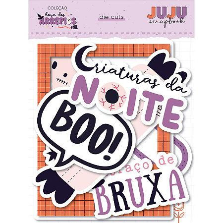 Colecao Hora dos Arrepios - Die Cuts Sinistro - Juju Scrapbook