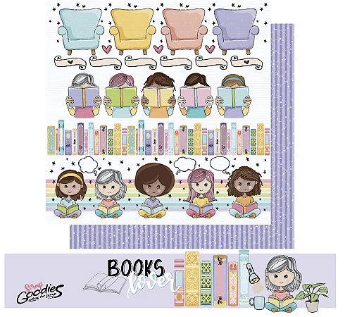 Coleção BOOKS LOVER - Folha It's a Goodies Day to read book - Goodies