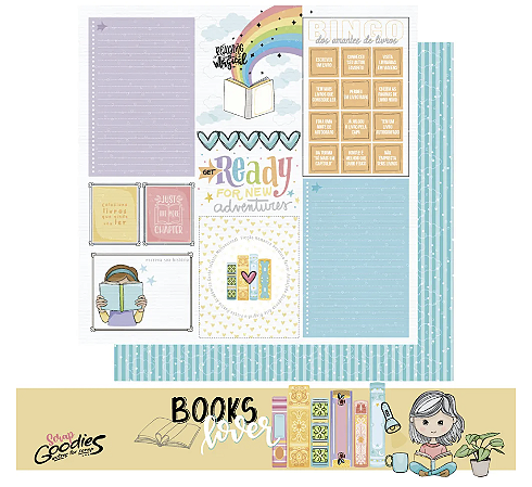 Coleção BOOKS LOVER - Folha Just one More Chapter - Goodies