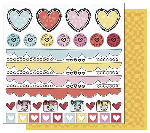 Coleção POR AMOR - Folha Uma Foto bem Linda - Goodies