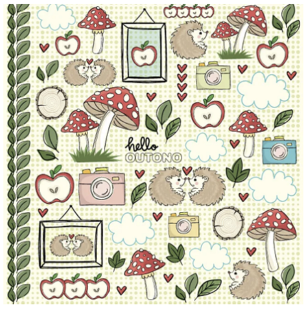 Coleção HELLO QUATRO ESTAÇÕES - Folha Outono - Goodies