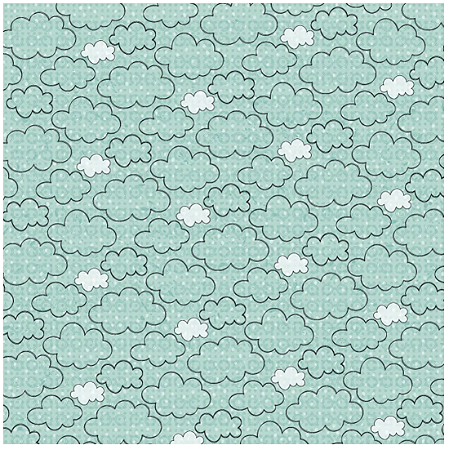 Coleção TODAS AS CORES - Folha Nuvens e mais Nuvenzinhas - Goodies