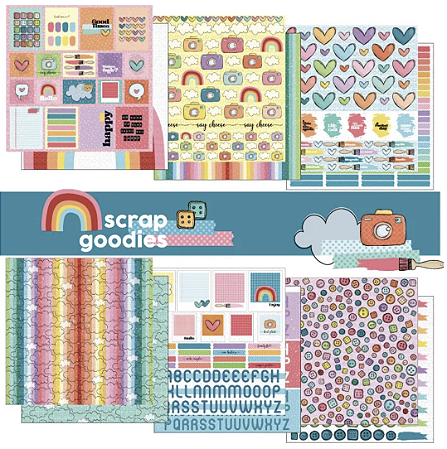 Coleção TODAS AS CORES - Folha Botões e Botõezinhos - Goodies