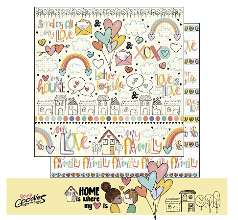 Coleção HOME IS WHERE MY HEART IS - Folha Juntos é Sempre Melhor - Goodies