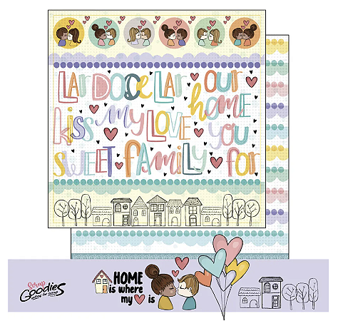 Coleção HOME IS WHERE MY HEART IS - Folha Minha Jornada - Goodies