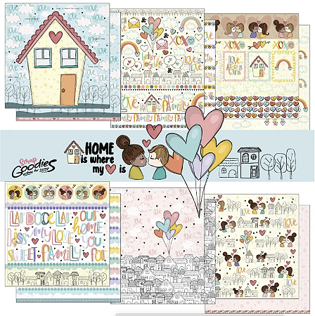 Coleção HOME IS WHERE MY HEART IS - Folha Cada Minuto com Você - Goodies