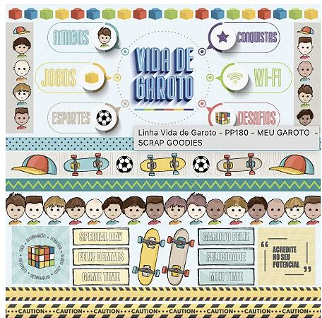 Coleção VIDA DE GAROTO - Folha Meu Garoto - Goodies