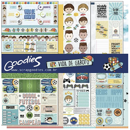 Coleção VIDA DE GAROTO - Folha Astronauta - Goodies