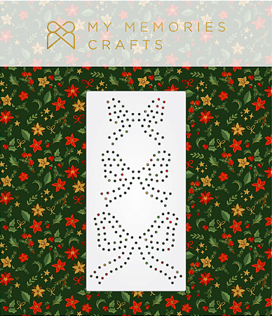 Coleção Meu Natal - Régua de Costura - Laços - MNAT-08