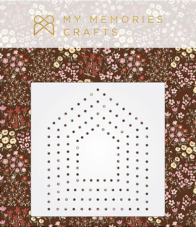 Coleção Minha Cidade - Régua de Costura - Casinha - MCID-15 - My Memories Crafts