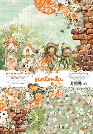 Colecao SINTONIA - Bloco 21x30,5cm (A4) SIN000 - Carina Sartor