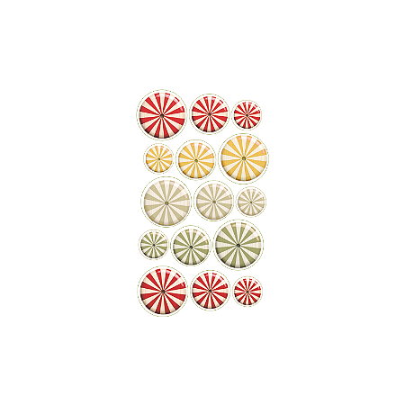 Coleção MAGIA - Acrílico Aplique Drops - 15 pecas - MAG12 - Carina Sartor