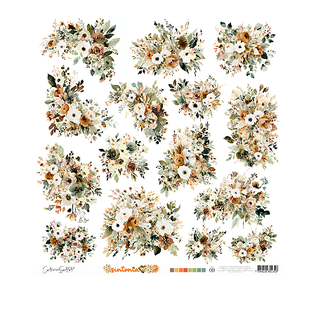 Coleção SINTONIA - Papel Vegetal 140G - SIN09 - Carina Sartor