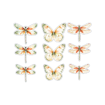 Coleção SINTONIA - Acrílico Aplique Borboletas - 9 pecas - SIN13 - Carina Sartor