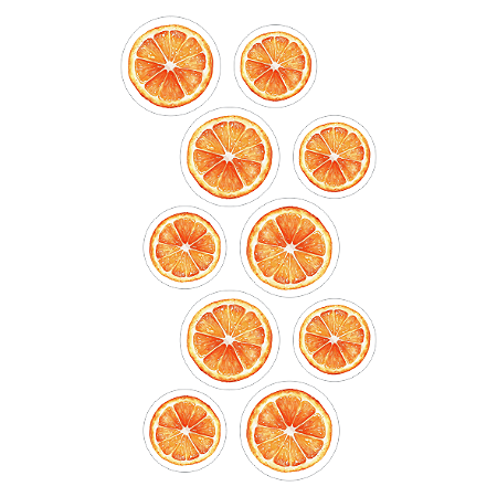 Coleção SINTONIA - Acrilico Apliques laranja - 10 pecas - SIN28 - Carina Sartor