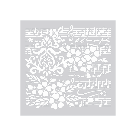 Coleção SINTONIA - Stencil Mix Música (1pç) SIN27 - Carina Sartor