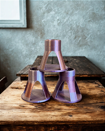 Porta Cola Grafite/Bronze