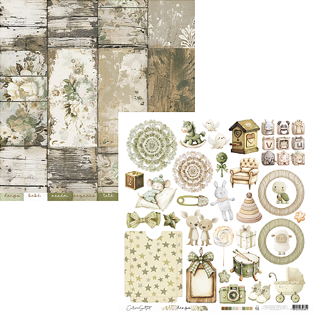 Coleção MEU DENGO - Folha 01 - DEN01 - Carina Sartor