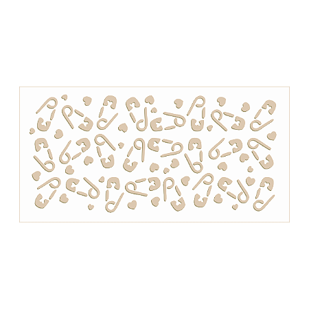 Coleção MEU DENGO - Stencil Alfinetinhos (1pç) DEN22 - Carina Sartor