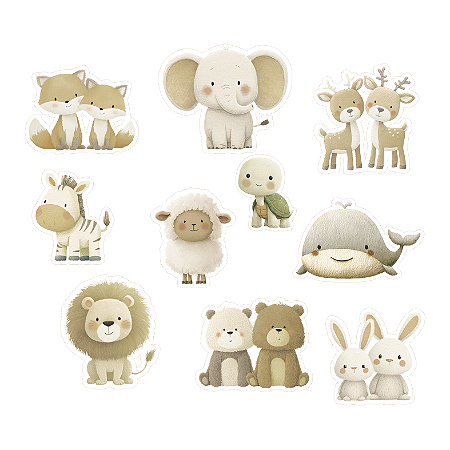 Coleção MEU DENGO - Aplique em Acrílico - BICHINHOS (10pçs) DEN13 - Carina Sartor