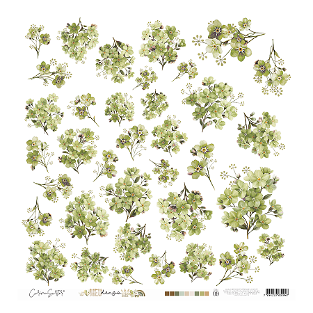 Coleção MEU DENGO - Papel Vegetal FLORES (140g) DEN09 - Carina Sartor