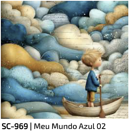 Coleção MEU MUNDO AZUL - Folha 2 - Arte Fácil