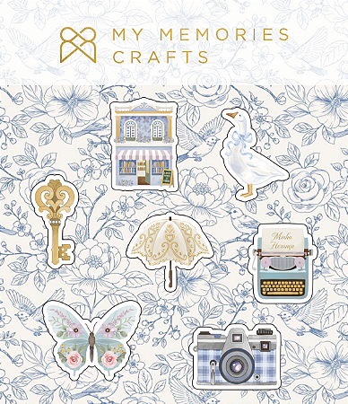 Coleção Minha Herança - Elementos em Acrílico - MHR-12 - My Memories Crafts