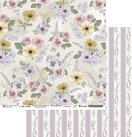 Coleção Minha Herança - Folha 02 - 30,5 x 30,5cm - MHR-02 - My Memories Crafts