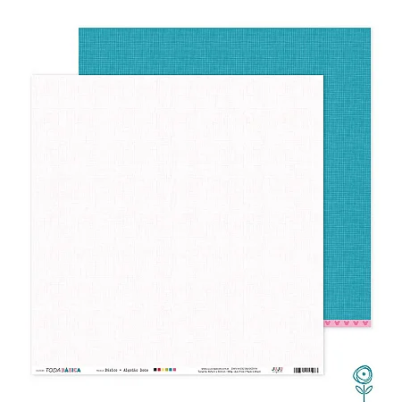 Coleção Um Mundo de Maravilhas - Papel Básico Algodão Doce - Juju Scrapbook