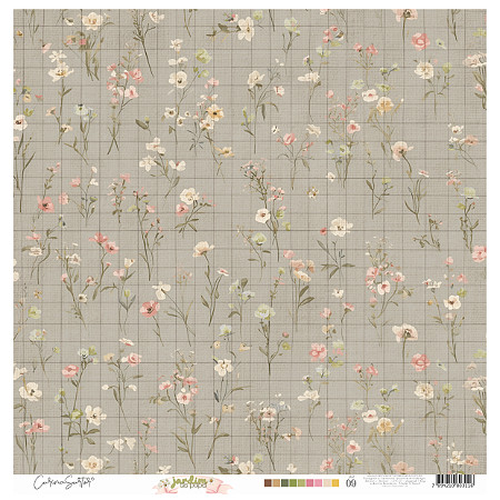 Colecao JARDIM DE PAPEL - Papel Vegetal - FLORES (140g) - Carina Sartor